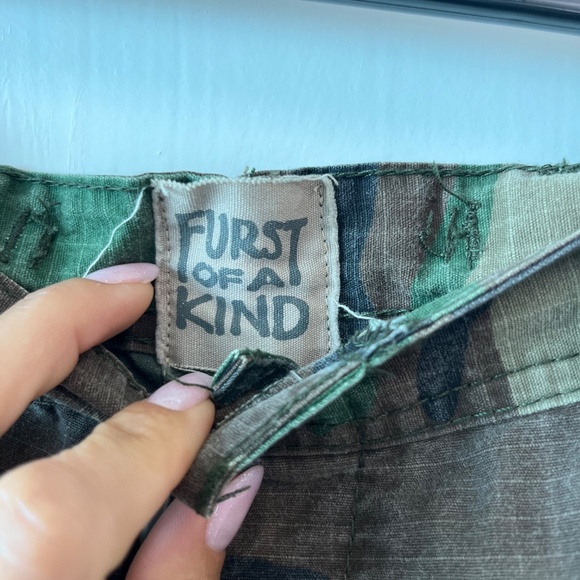 Furst of a Kind Camo Mini Skirt w/ Neon Straps & Name Patch - Picture 5 of 10